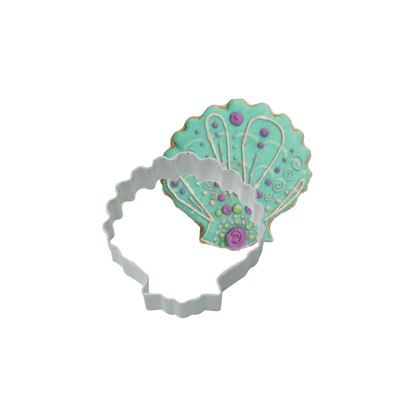 Cookie Cutter Sea Shell white, 7.5 cm