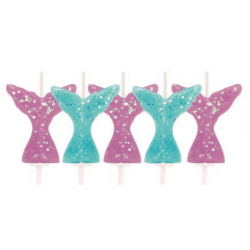 Candle Set mermaid tail,...