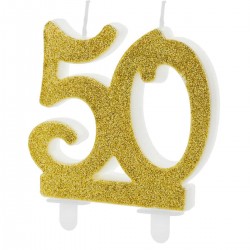 Birthday Candle Number 50 -...