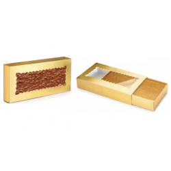 Ibili - Boxes flat golden,...